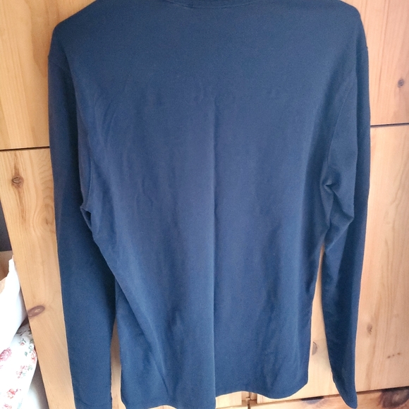 Lululemon Men's Navy 5 Year Basic Long Sleeve Crew Neck Shirt size Medium - Picture 2 of 3